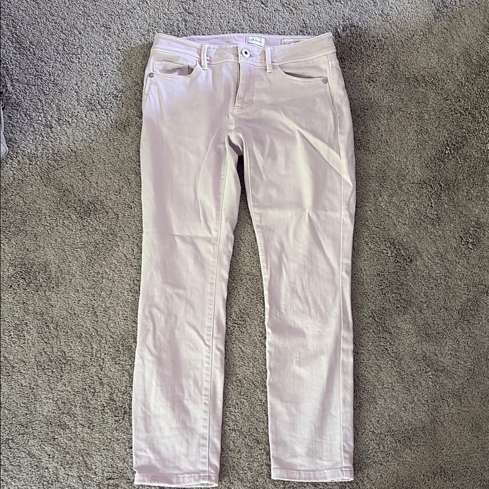 J. Jill Women's Soft Pink Straight Leg Jeans